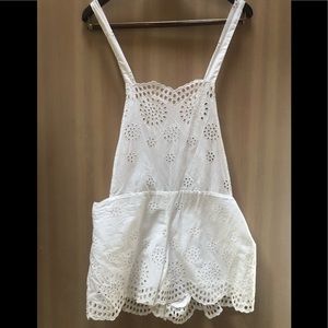 Stone Cold Fox Eyelet Overall